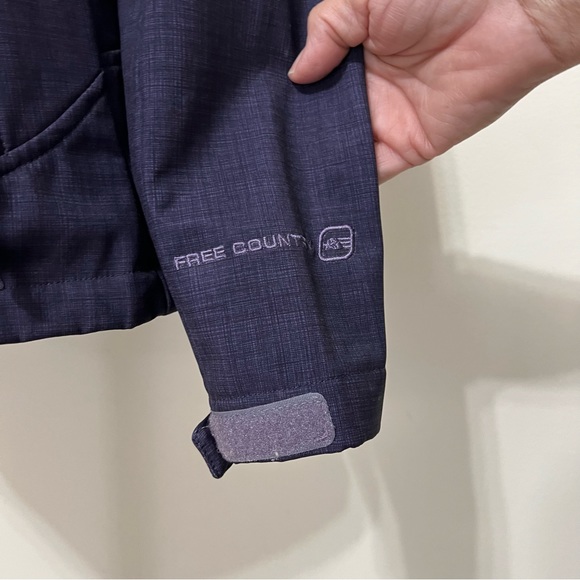 Free Country Purple Full Zip Front Jacket w/Hood - Picture 4 of 11